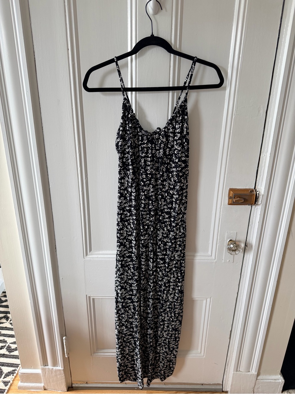 Z Supply Black and White Floral Dress